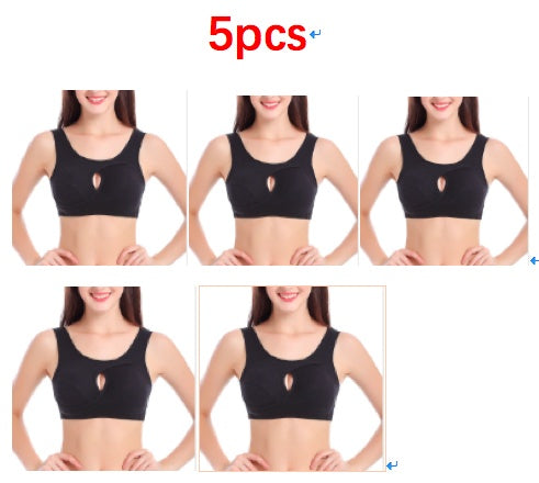 Plus Size Wireless Sleep Bra S-3XL - Cotton No Buckle No Wire Lingerie with Removable Pads Comfort Sleep Top for Women