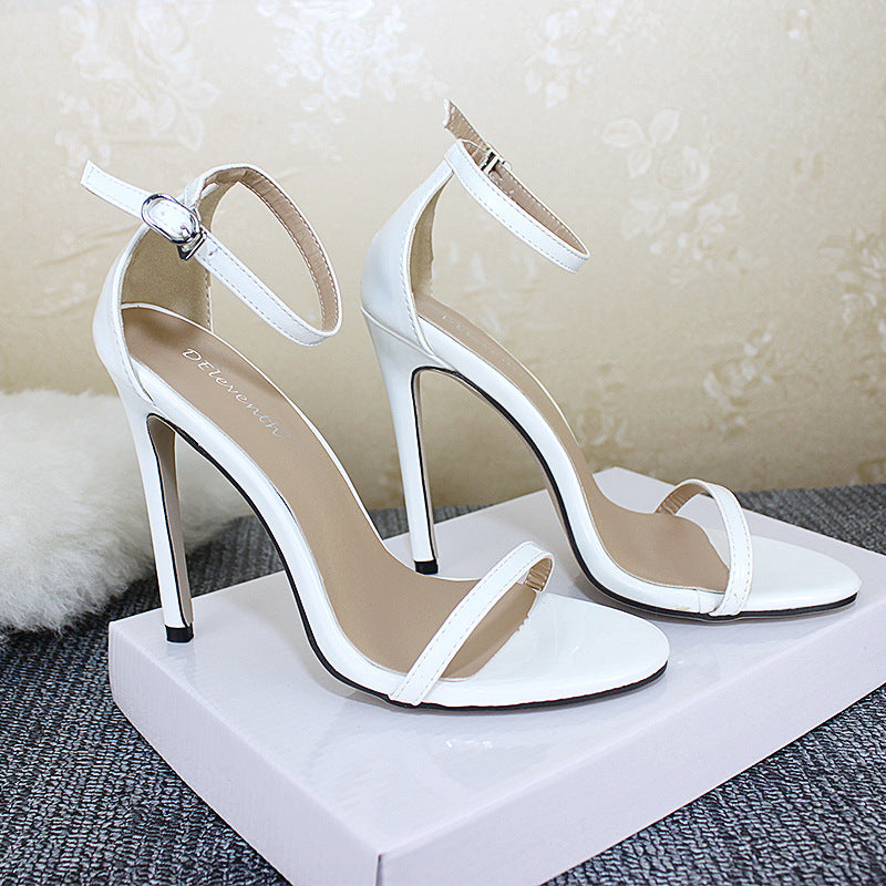 Women's High Heel Sandals - Sexy Stiletto Open Toe Platform Summer Shoes