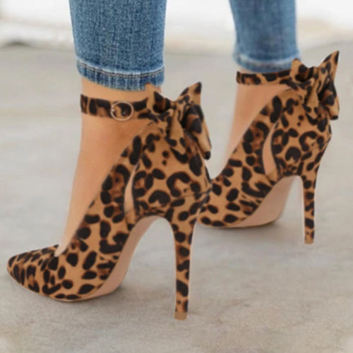 Women's Bow High Heels - Cute Bowknot Stiletto Pumps Sexy Party Heels