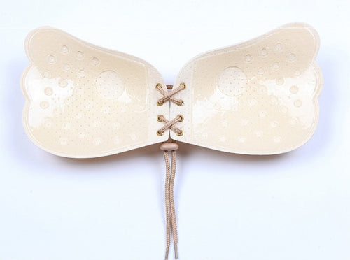 Plus Size Strapless Adhesive Push Up Bra - Sticky Invisible Silicone Bra for Women