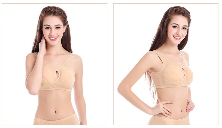 Plus Size Wireless Sleep Bra S-3XL - Cotton No Buckle No Wire Lingerie with Removable Pads Comfort Sleep Top for Women