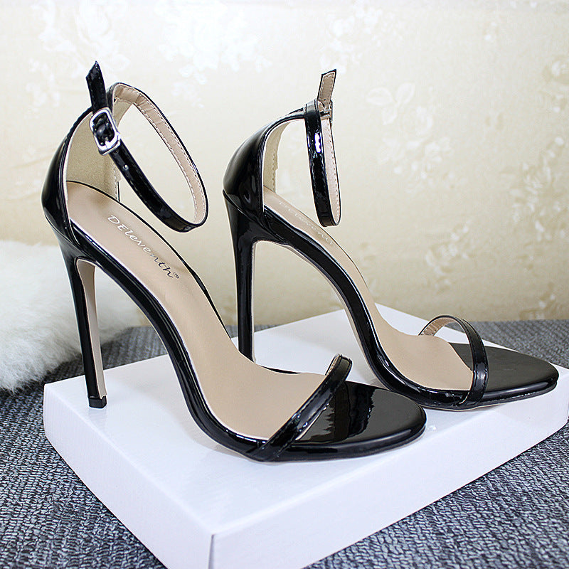 Women's High Heel Sandals - Sexy Stiletto Open Toe Platform Summer Shoes