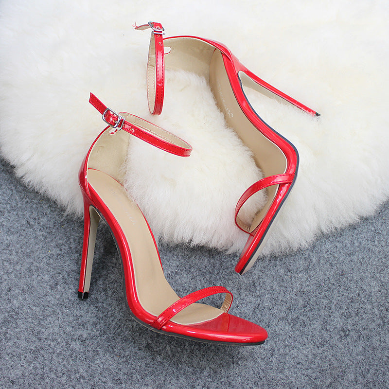 Women's High Heel Sandals - Sexy Stiletto Open Toe Platform Summer Shoes